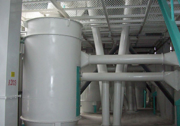 天津王經(jīng)理定購的面粉廠旋風(fēng)除塵器、布袋除塵器已發(fā)貨